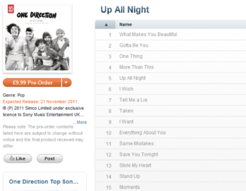 one direction up all night deluxe edition itunes zip